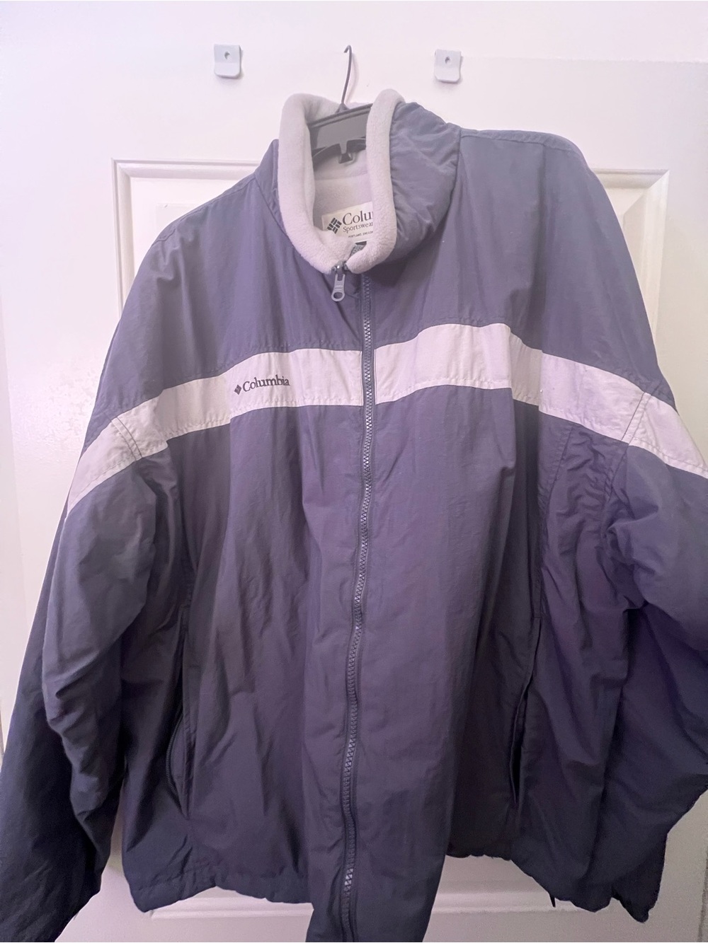 Columbia Blue and Grey with White Chest Stripe Vintage